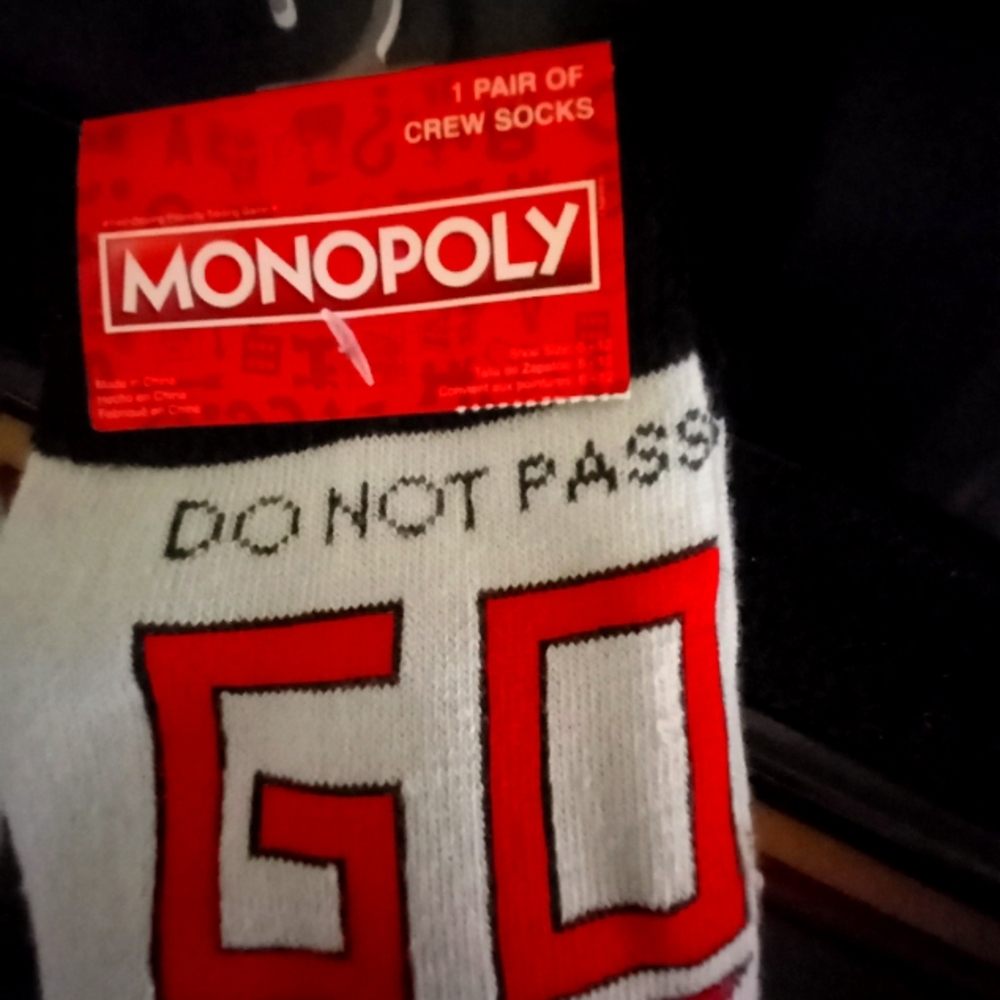 Last Pair ! New MONOPOLY sox